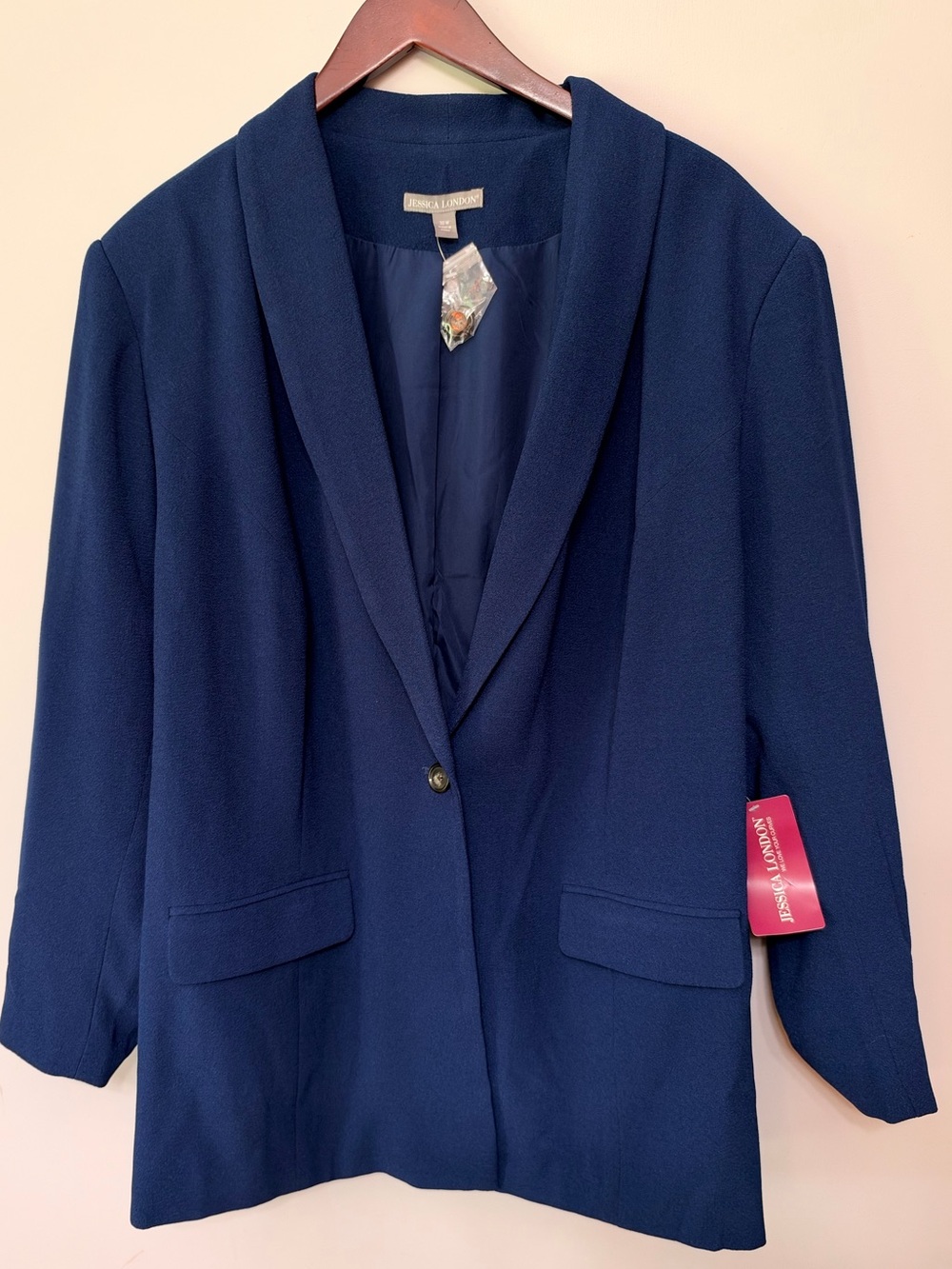 Jessica London Navy Blue Blazer